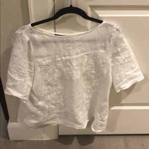 White summery top by Zara